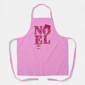 ブルゴーニュのクリスマスツリーパターンのNOEL エプロン (正面)