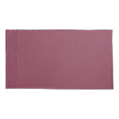 ブルゴーニュのクリームとダークブラウン 枕カバー (裏面-左)