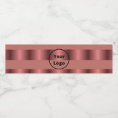 ブルゴーニュのグラデーションビジネスパターン ペットボトルラベル (シングルラベル)