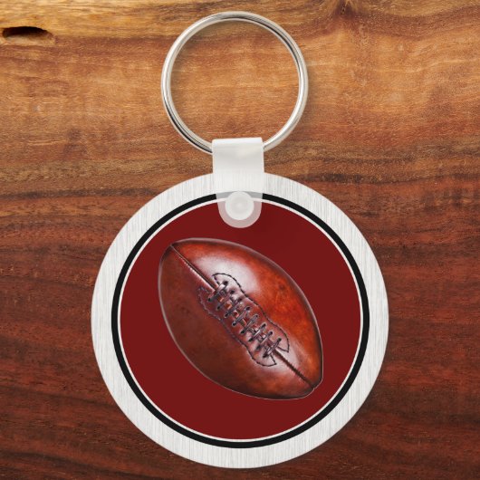 ブルゴーニュのサッカーチームのギフトアイディアまたはあなたの色 キーホルダー (裏面)