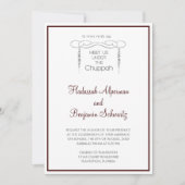 ブルゴーニュのチャッパの下で会いましょう 招待状 (正面)