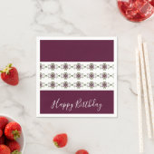 ブルゴーニュのデザエレガントイナー スタンダードカクテルナプキン (インサイチュ)