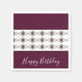 ブルゴーニュのデザエレガントイナー スタンダードカクテルナプキン