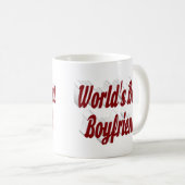 ブルゴーニュのハーフスクリプトを持つボーイフレンド コーヒーマグカップ (正面右)