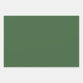 ブルゴーニュのバラ、パイン、ホリーのクリスマスフローラ ラッピングペーパーシート (正面2)