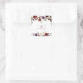 ブルゴーニュのピンクの花彼は復活金ゴールド復活祭 スクエアシール (バッグ)