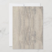 ブルゴーニュのフラワーズメイソンジャー素朴卒業式パーティー 招待状 (裏面)