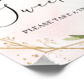 ブルゴーニュのフローラと金ゴールドベビーは甘い兆候 ポスター (角)