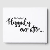 ブルゴーニュのフローラの後で彼らは幸せに暮ら結婚した ゲストブック (裏面)