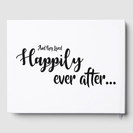 ブルゴーニュのフローラの後で彼らは幸せに暮ら結婚した ゲストブック (裏面)