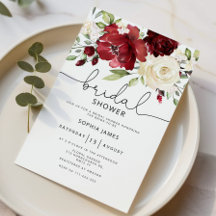 ブルゴーニュのブライダルシャワーへの招待