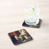 ブルゴーニュのマドリンはSt Maryマグダによって示しました コースター (右側)