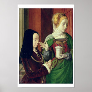 ブルゴーニュのマドリンはSt Maryマグダによって示しました ポスター