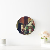 ブルゴーニュのマドリンはSt Maryマグダによって示しました ラウンド壁時計 (ホーム)