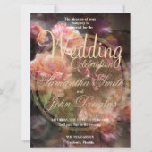 ブルゴーニュのヴィンテージ色彩の鮮やかバラが古い金ゴールド (正面)