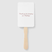 ブルゴーニュの愛は決してフローラ結婚の ハンドファン (裏面)