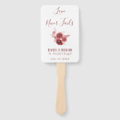 ブルゴーニュの愛は決してフローラ結婚の ハンドファン (正面)