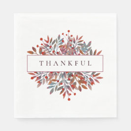 ブルゴーニュの果実&離れカスタマイズ可能な植物学 スタンダードランチョンナプキン