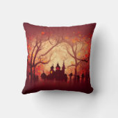 ブルゴーニュの水の色ハロウィーン クッション (裏面)