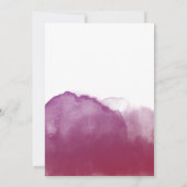 ブルゴーニュの水彩-ワインテイストパーティー 招待状 (裏面)