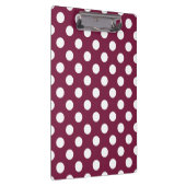 ブルゴーニュの白水玉模様 クリップボード (右)