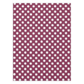 ブルゴーニュの白水玉模様 テーブルクロス (正面)