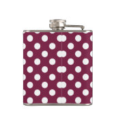ブルゴーニュの白水玉模様 フラスク (裏面)