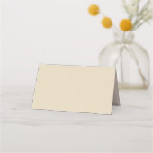 ブルゴーニュの花とモノグラムの入った牧歌的な結婚式 プレイスカード (裏面)