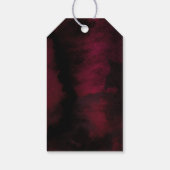 ブルゴーニュの花とユーカリの緑 ギフトタグ (裏面)