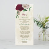 ブルゴーニュの花の植物性結婚の花 メニュー (スタンド正面)