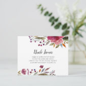 ブルゴーニュの花は私のゴッドファーザーの提案になる 招待状 (スタンド正面)