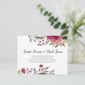 ブルゴーニュの花は私のゴッドペアレントの提案になる 招待状 (スタンド正面)