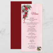 ブルゴーニュの花束 メニュー (正面/裏面)