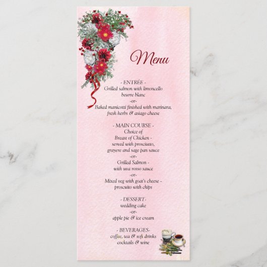 ブルゴーニュの花束 メニュー (正面)