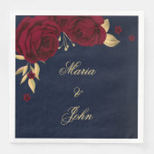 ブルゴーニュの花葉金ゴールドネイビー (正面)