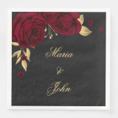 ブルゴーニュの花葉金ゴールド黒 (正面)