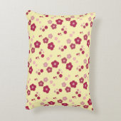 ブルゴーニュの花 アクセントクッション (裏面(縦))