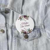 ブルゴーニュの輝くフローラホワイトマザー・オブ・ザ・ブリーダ 缶バッジ (インサイチュ)