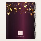 ブルゴーニュの金ゴールド星写真2025 プランナー手帳 (裏面)