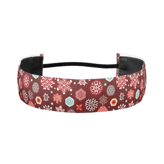 ブルゴーニュの雪片 アスレチックヘッドバンド (正面)