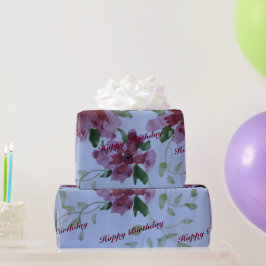 ブルゴーニュの青 ラッピングペーパー