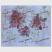 ブルゴーニュの青 ラッピングペーパー (フラット)