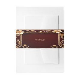 ブルゴーニュの黄金の花 招待状ベリーバンド