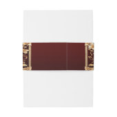 ブルゴーニュの黄金の花 招待状ベリーバンド (裏面例)