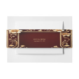 ブルゴーニュの黄金の花 招待状ベリーバンド