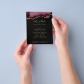 ブルゴーニュの黒いアゲイトのチラシ チラシ (手)