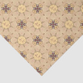 ブルゴーニュアイボリーモロッコジオメトリックビジネスロゴ 薄葉紙 (詳細)