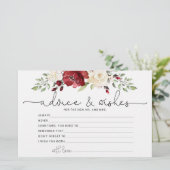 ブルゴーニュアドバイスとウィッシュブライダルシャワー 便箋 (スタンド正面)