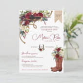 ブルゴーニュエレガントチャロスペインのキンセアニェラ 招待状 (スタンド正面)