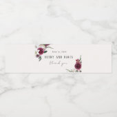 ブルゴーニュエレガントフローラの素朴好意 ペットボトルラベル (シングルラベル)